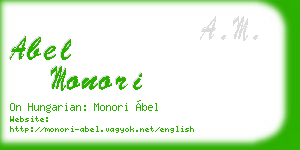 abel monori business card