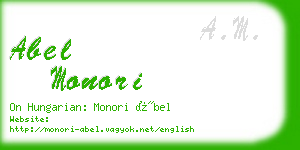 abel monori business card